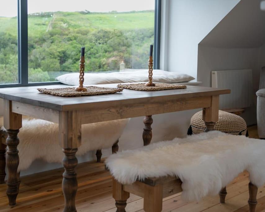 Cliff-Top Cottage On Coast Path W/Panoramic Views Trevine Eksteriør billede