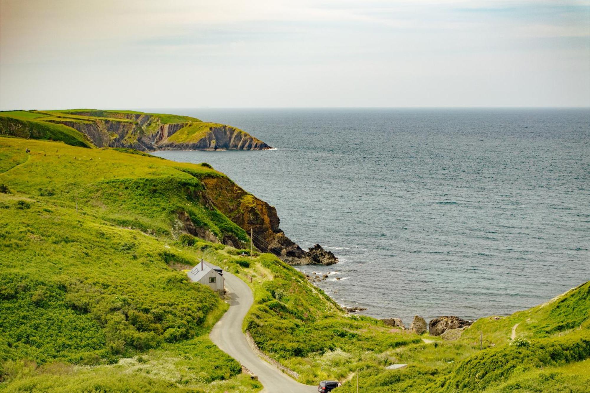Cliff-Top Cottage On Coast Path W/Panoramic Views Trevine Eksteriør billede