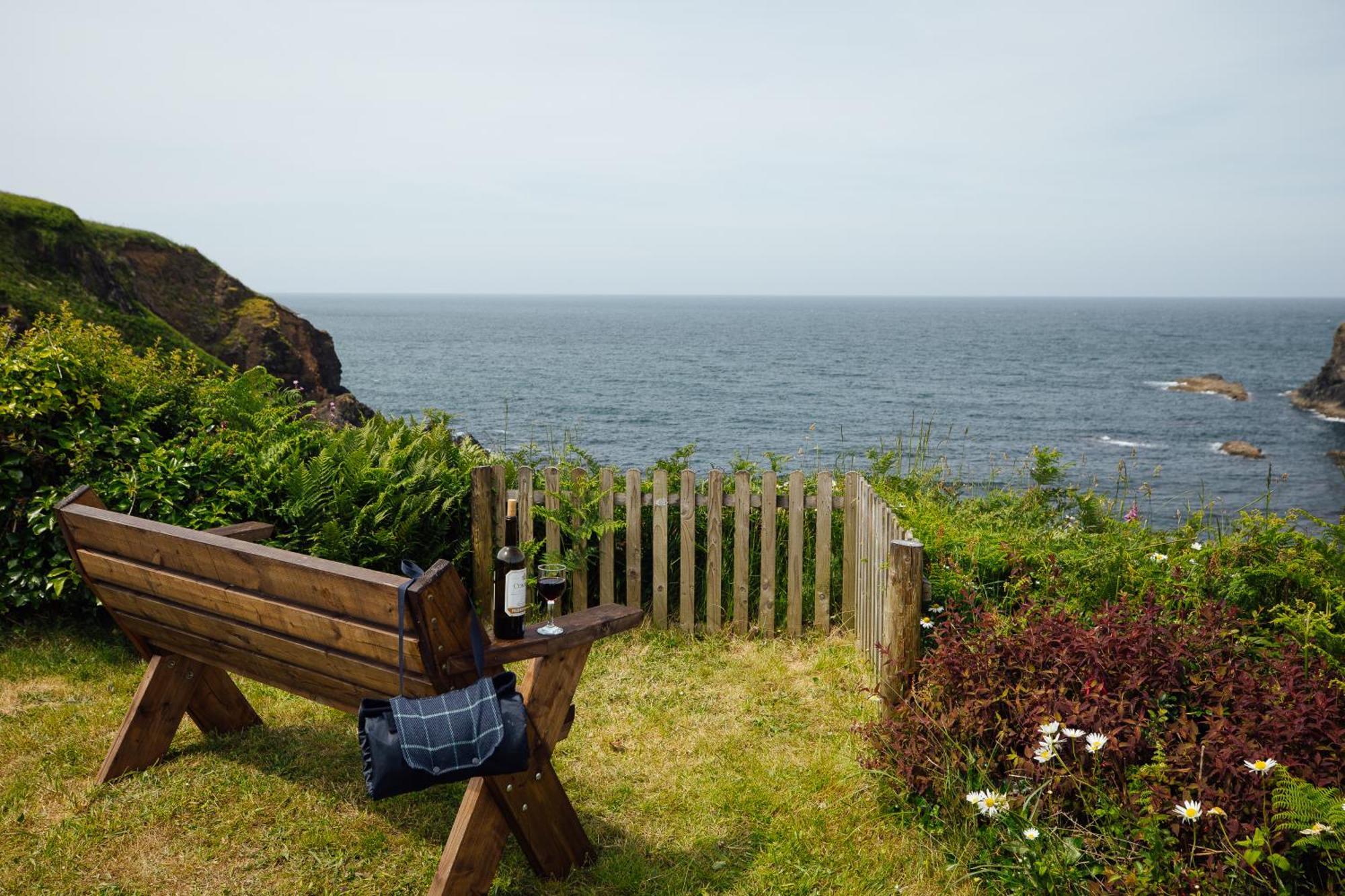 Cliff-Top Cottage On Coast Path W/Panoramic Views Trevine Eksteriør billede